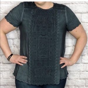 GUC Aztec gray acid wash too 2x